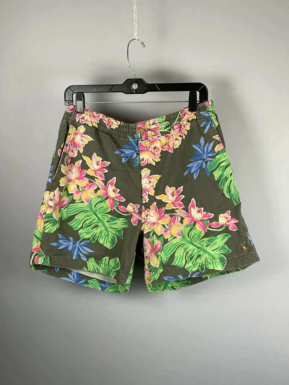 Polo Ralph Lauren Tropical Floral Swim Trunk Shorts Men’s 36 Palm Beach Resort